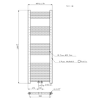 BELRAD Badkamer radiator – Middenaansluiting