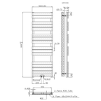 BELRAD Badkamer radiator – Middenaansluiting