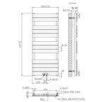 BELRAD Badkamer radiator – Middenaansluiting