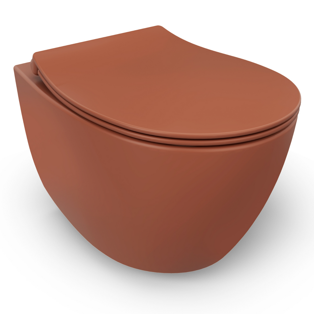 Isvea Sentimenti Hangtoilet - Terracotta