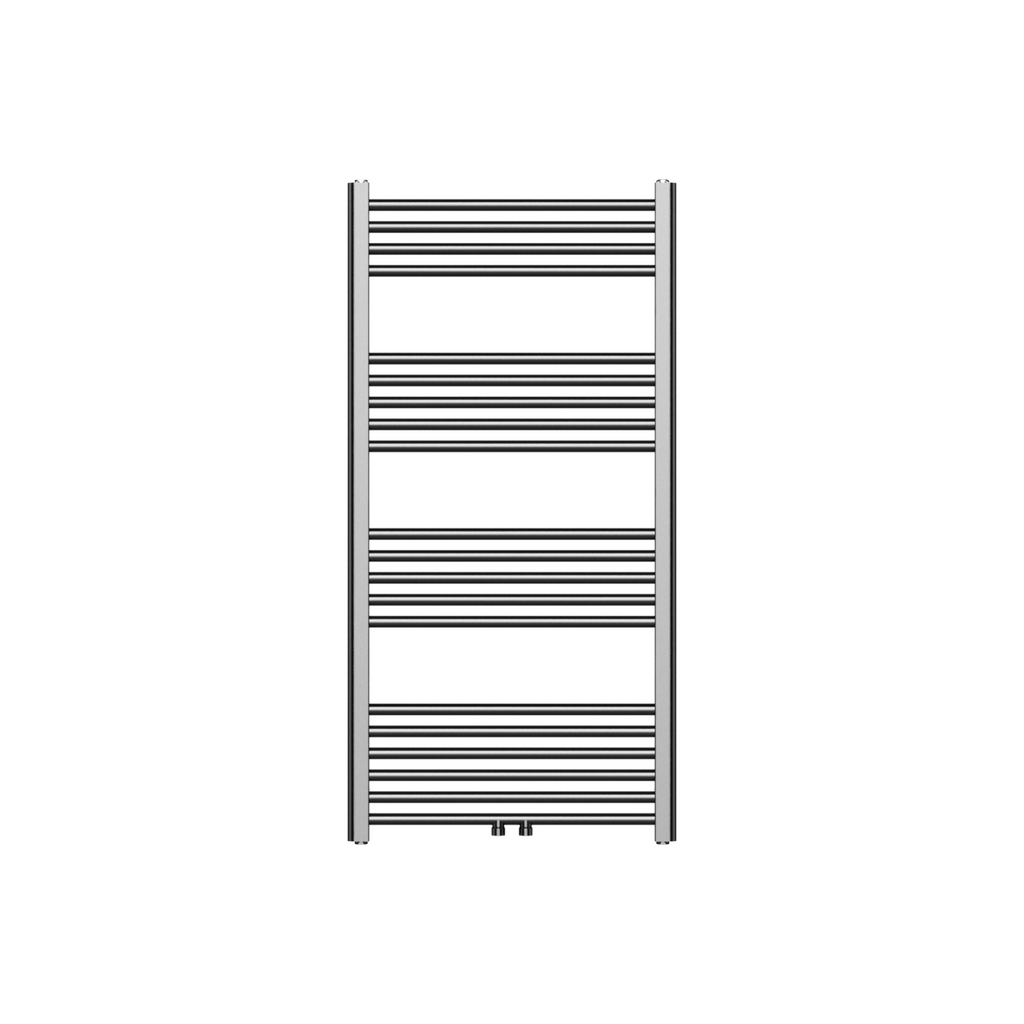 BELRAD Badkamer Radiator Gunmetal Grijs – Middenaansluiting