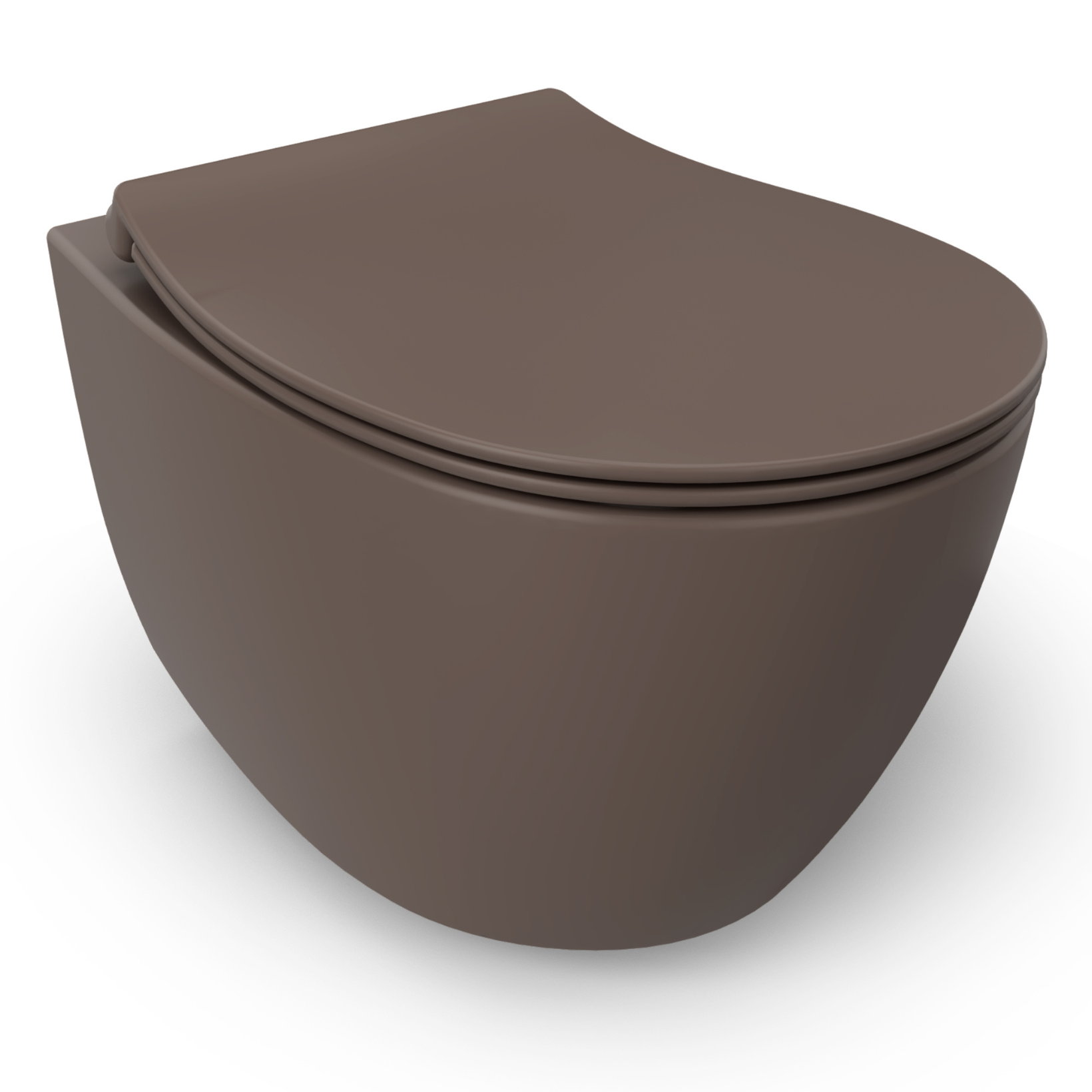 Isvea Sentimenti Hangtoilet - Taupe Hoofdafbeelding