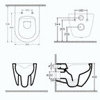 Isvea Sentimenti Hangtoilet - Wit