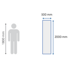 BELRAD Vlakke verticale radiator T20