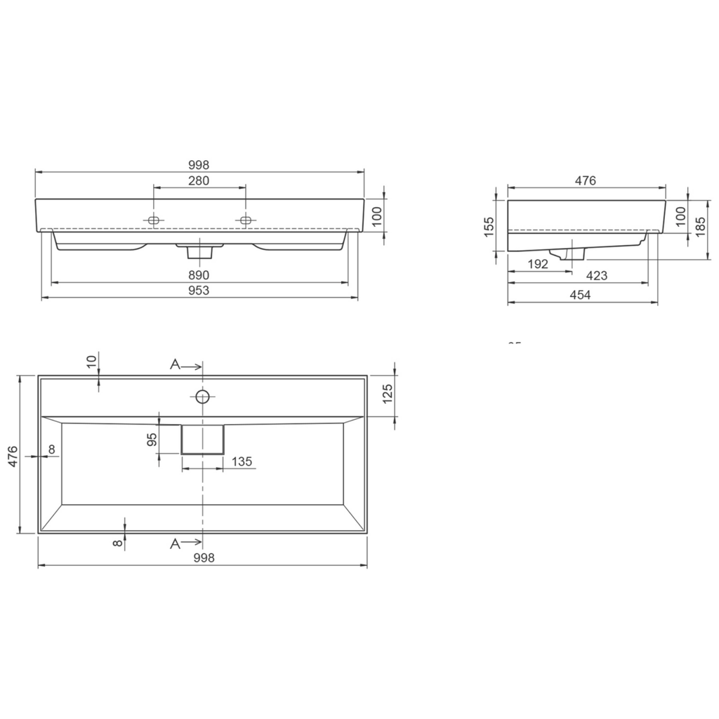 ALONI Wastafel