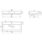 ALONI Wastafel