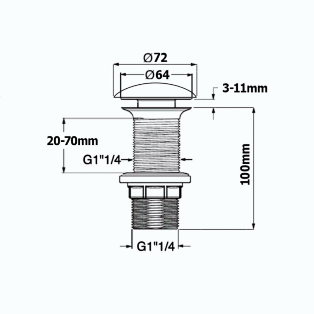 Isvea Infinity Afvoerplug - Wit