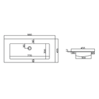 ALONI Solid Surface Wastafel
