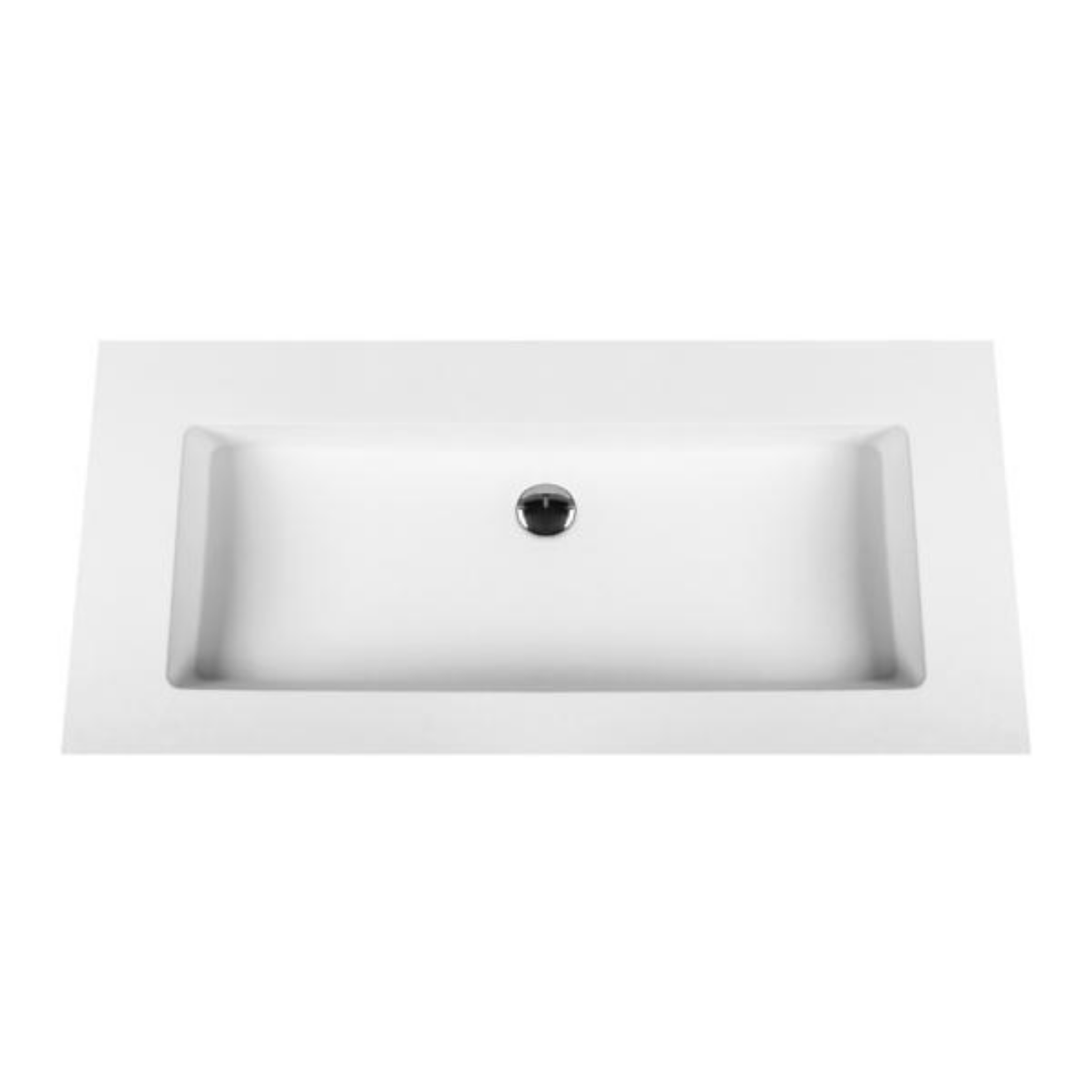 ALONI Solid Surface Wastafel – Zonder Kraangat