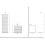 ALONI ELITE wastafelonderkast – Softclose