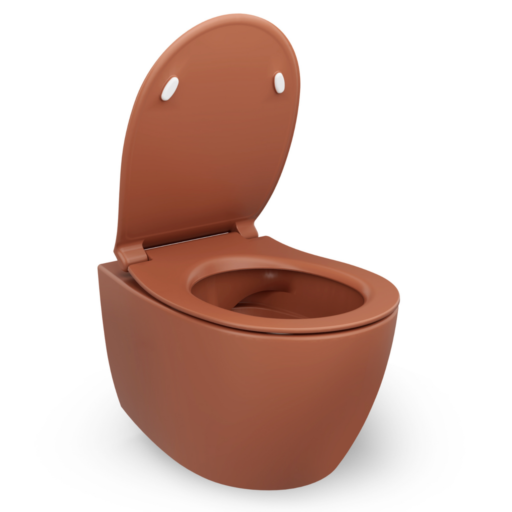 Isvea Sentimenti Hangtoilet - Terracotta