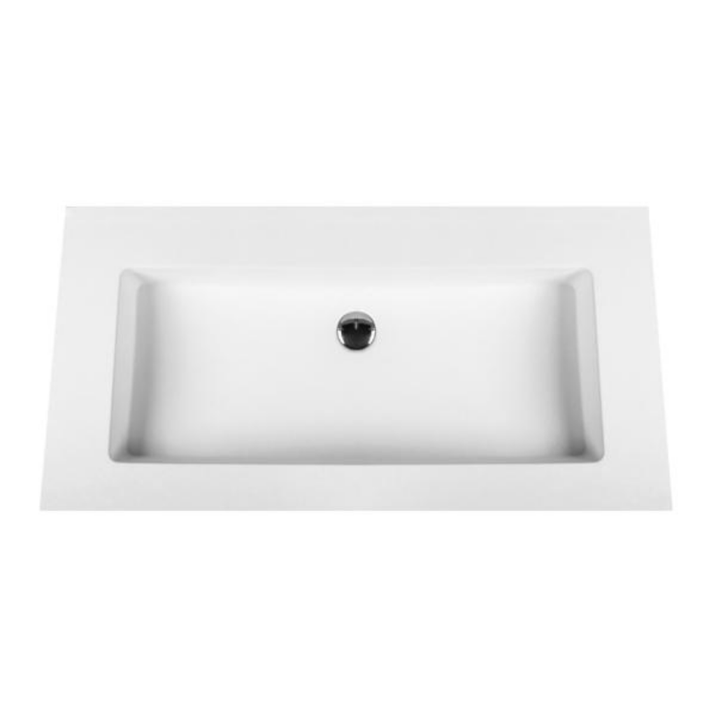 ALONI Solid Surface Wastafel – Zonder Kraangat