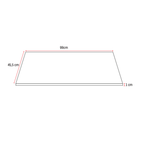 ALONI Solid Surface Wastafelblad