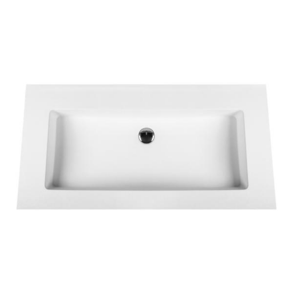 ALONI Solid Surface Wastafel – Zonder Kraangat
