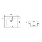 ALONI Solid Surface Wastafel