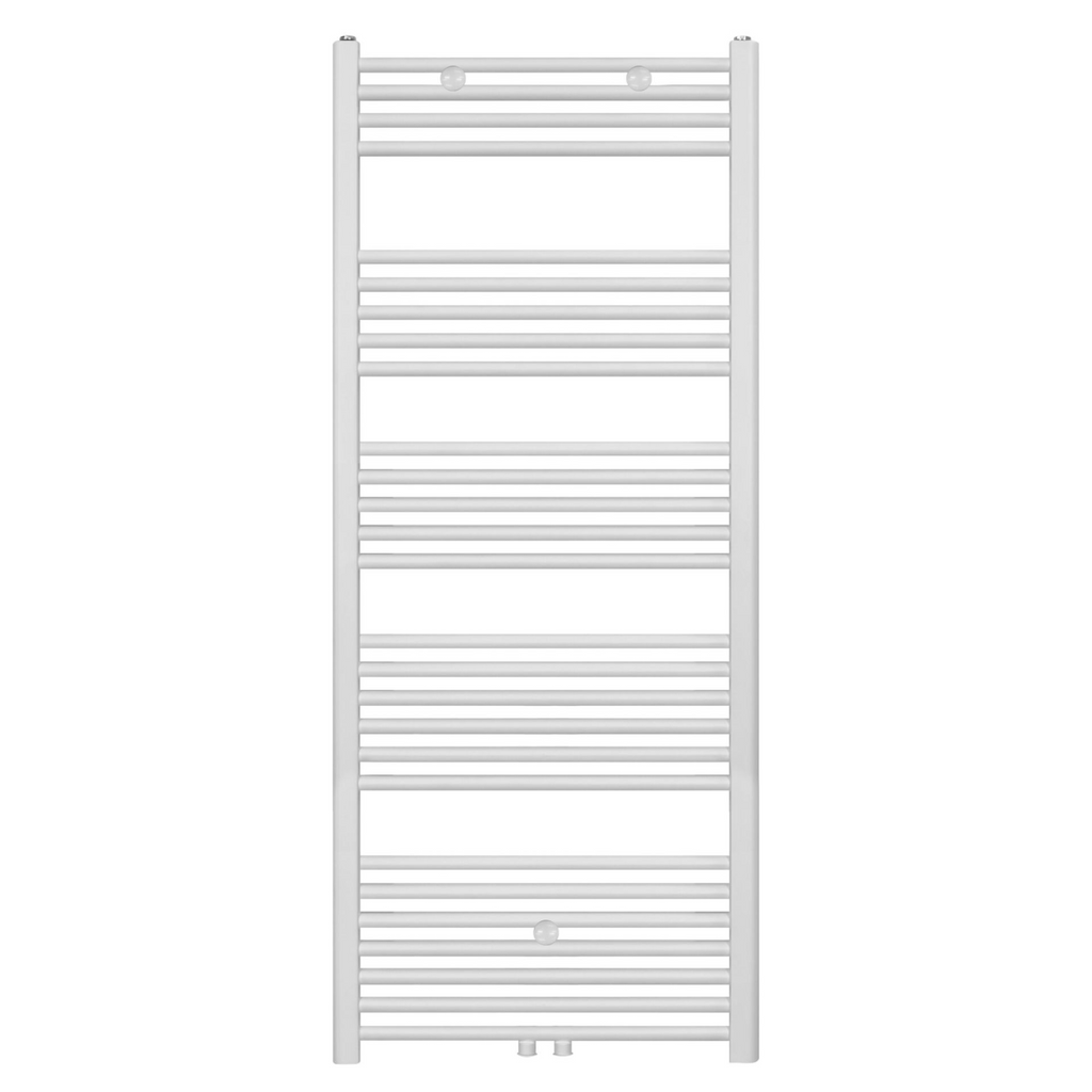 BELRAD Badkamer Radiator Mat Wit Geborsteld – Middenaansluiting