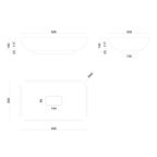 ALONI Solid Surface Waskom – Lidya