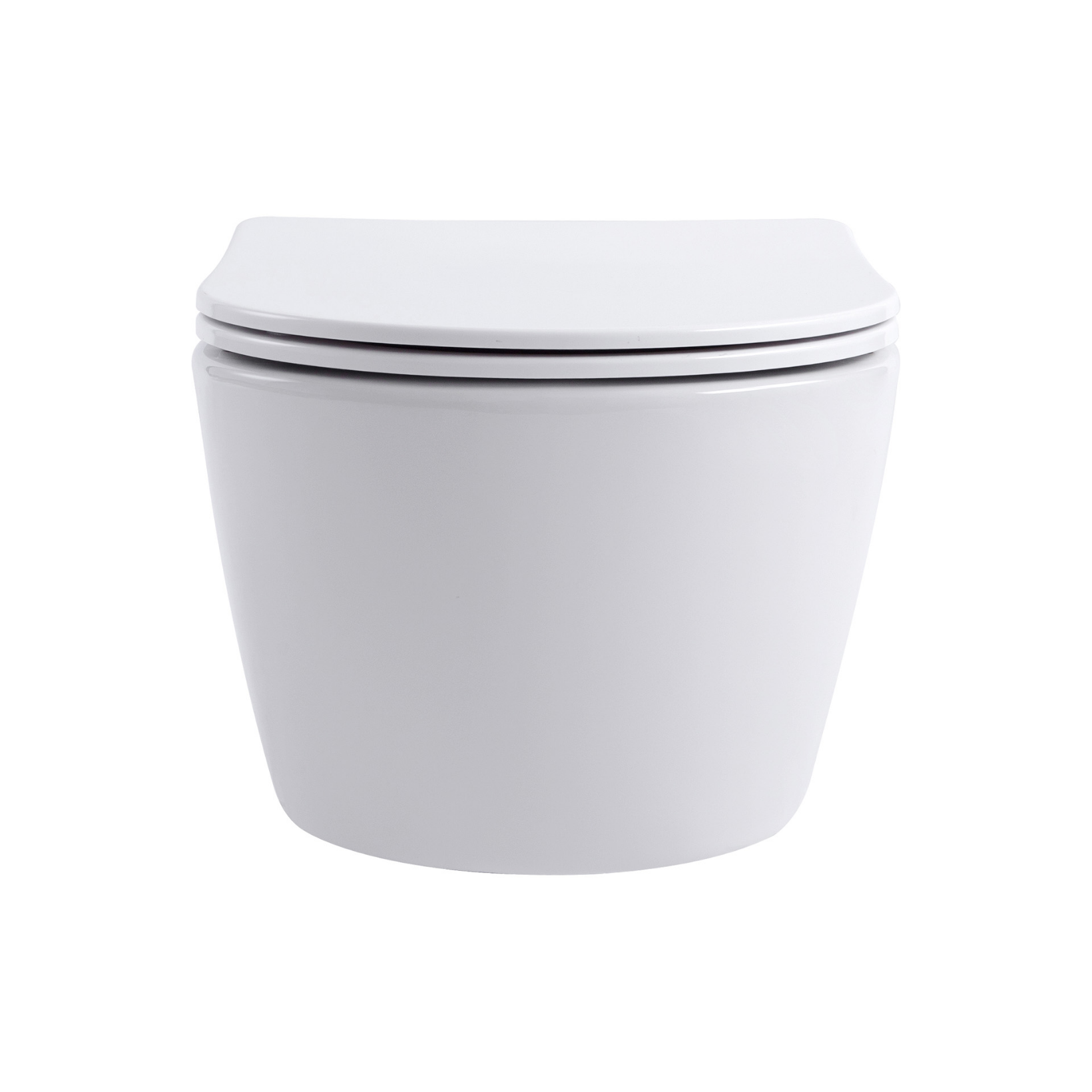 Aloni Pro hangtoilet / ophang WC – randloos – met zitting – compact 49 cm