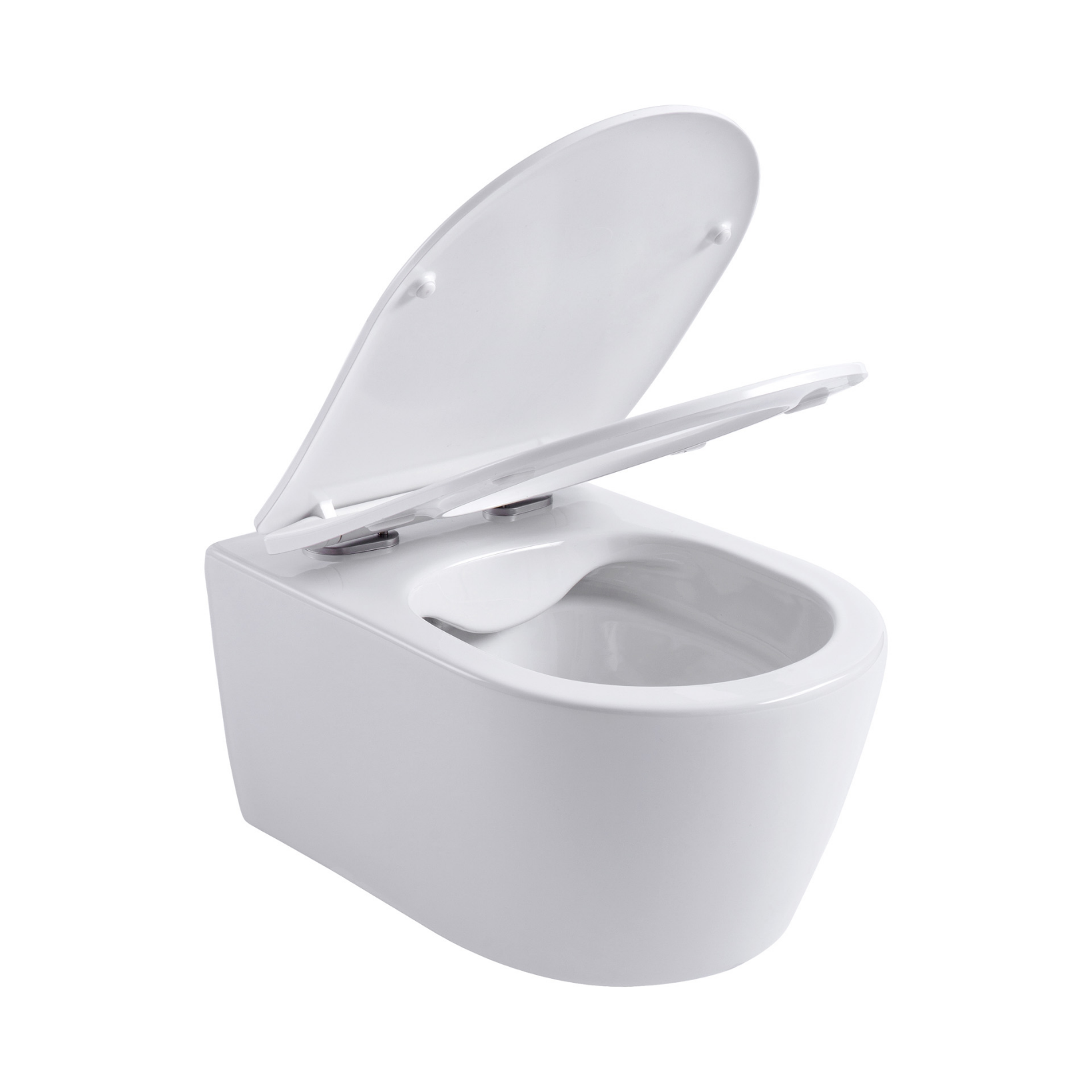 Aloni Pro hangtoilet / ophang WC – randloos – met zitting – compact 49 cm