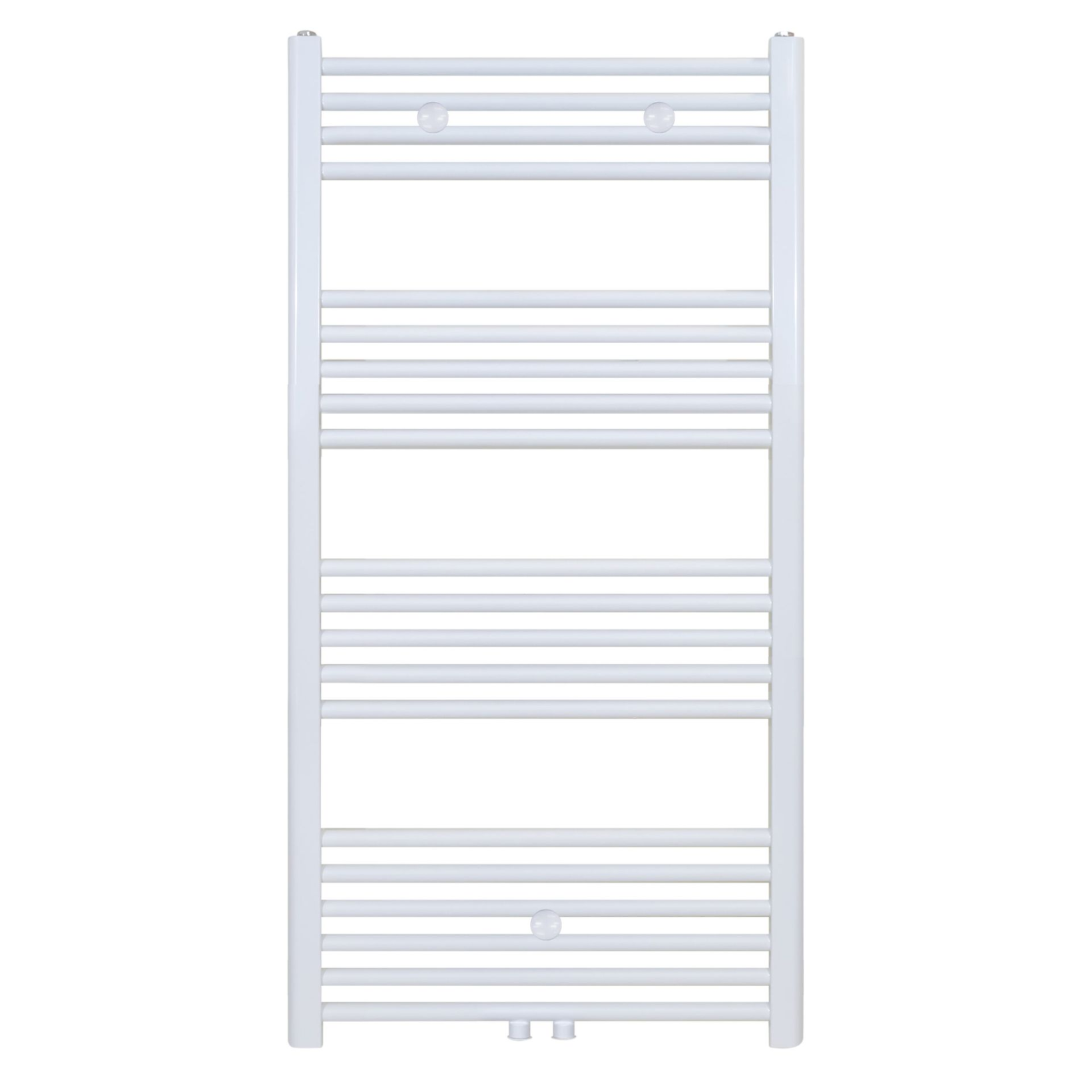 BELRAD Badkamer Radiator Mat Wit Geborsteld – Middenaansluiting Hoofdafbeelding