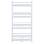 BELRAD Badkamer Radiator Mat Wit Geborsteld – Middenaansluiting