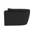 Aloni Pro hangtoilet / ophang WC – randloos – met zitting – compact 49 cm