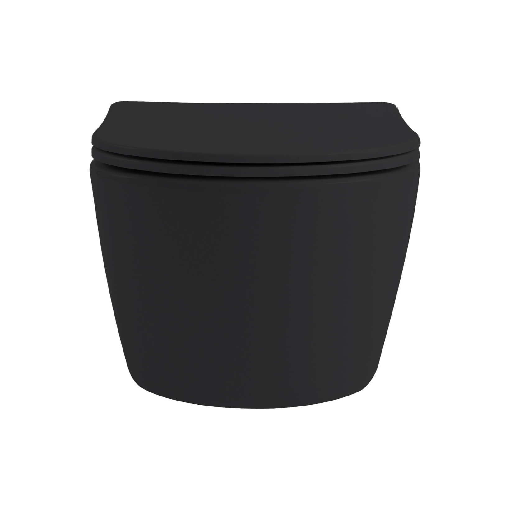 Aloni Pro hangtoilet / ophang WC – randloos – met zitting – compact 49 cm