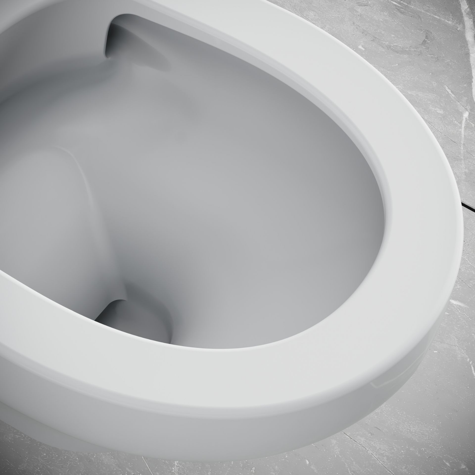 Creavit Ness hangtoilet / ophang WC – tornado flush – randloos Secundaire afbeelding