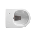 Creavit Darlo hangtoilet / ophang WC met bidet – randloos – koud & warm water – compact 49 cm