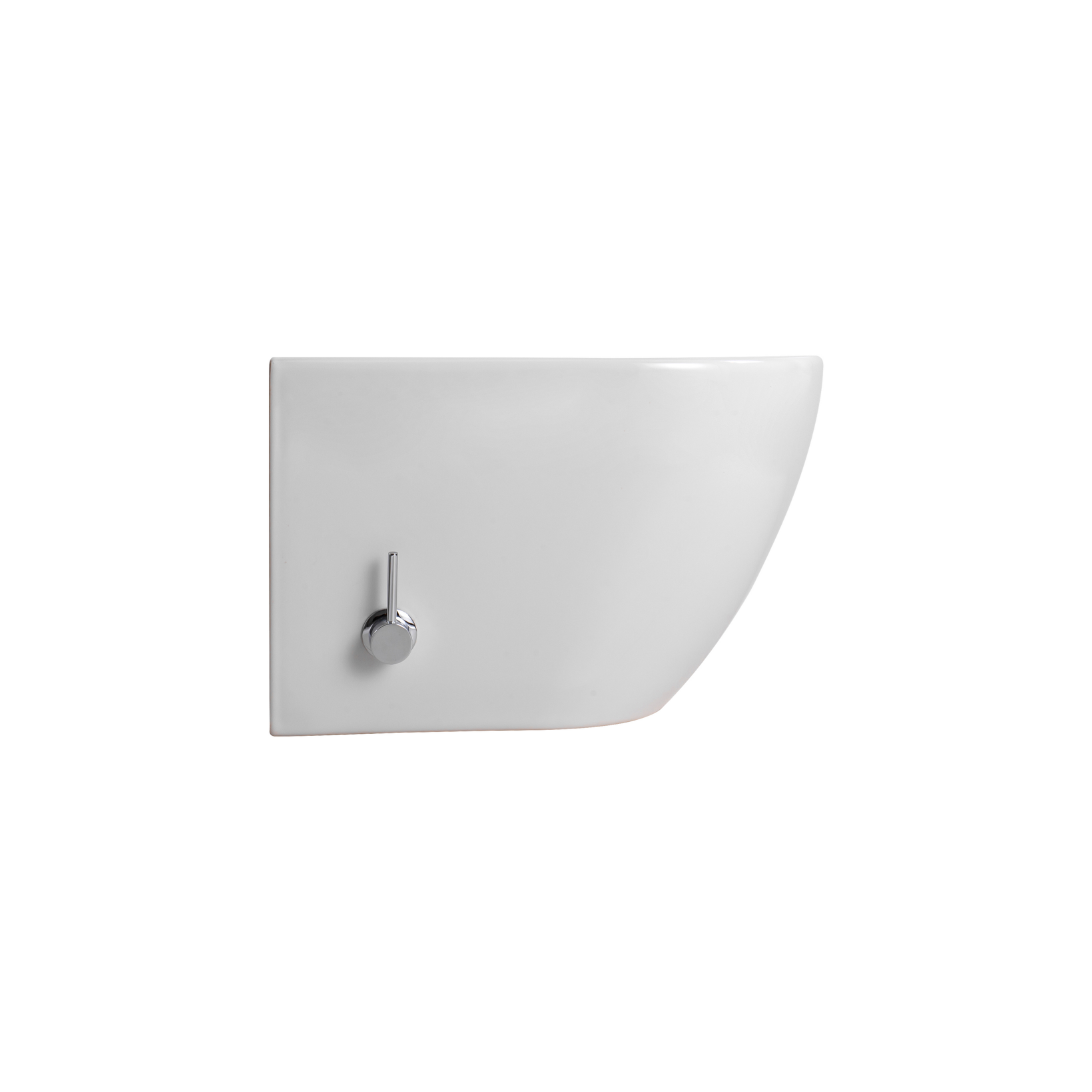 Creavit Darlo hangtoilet / ophang WC met bidet – randloos – koud water – compact 49 cm