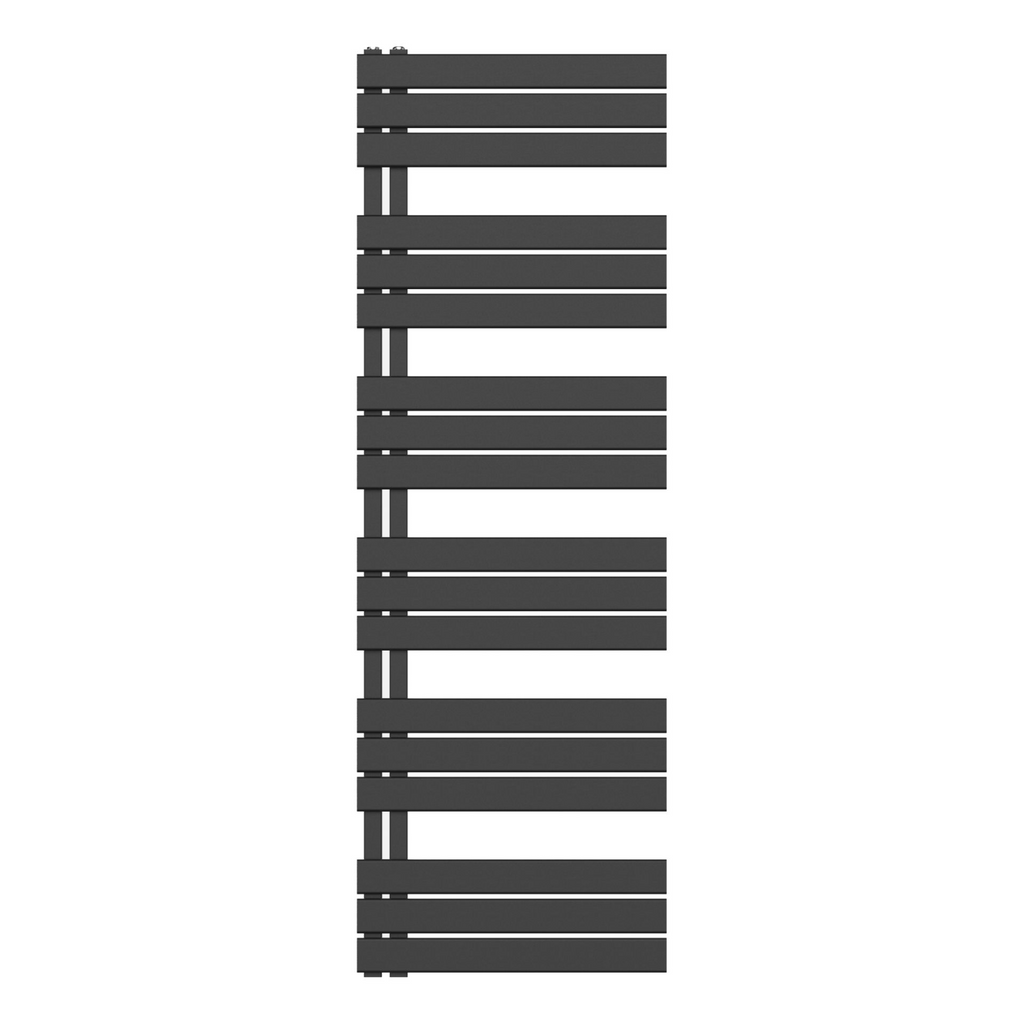 BELRAD Badkamer Radiator Mat Zwart – Linkeraansluiting/Combi