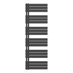 BELRAD Badkamer Radiator Mat Zwart – Linkeraansluiting/Combi