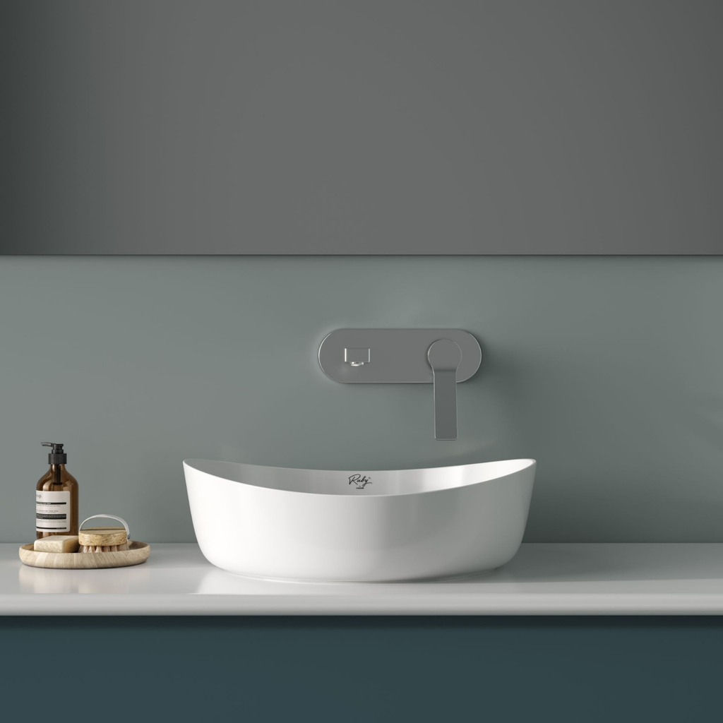 Creavit Ruby RB140 Waskom – Opbouw – Keramiek