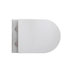 Aloni Muffly hangtoilet / ophang WC met ribbel – tornado flush – randloos – met zitting