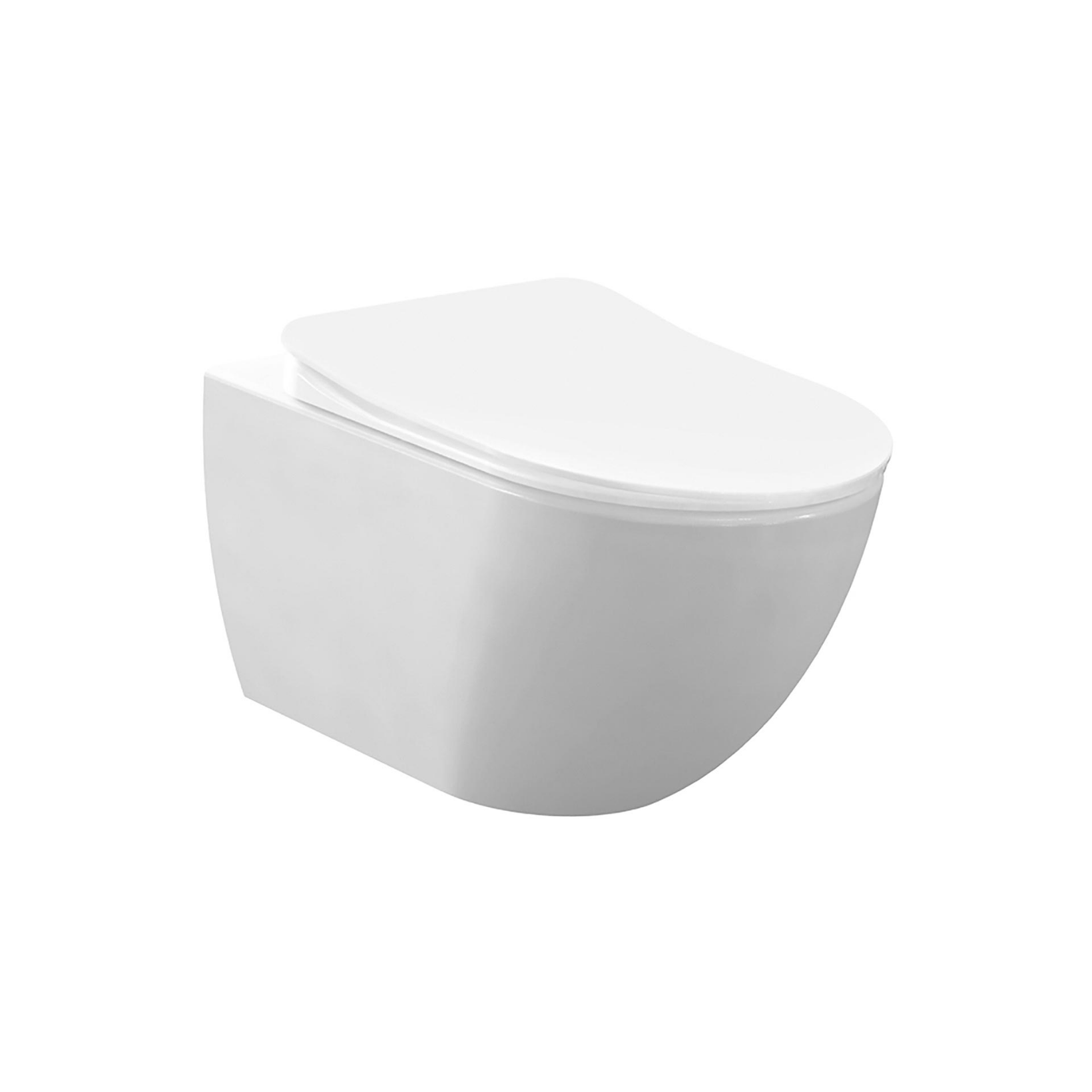Creavit Rimoff hangtoilet / ophang WC met RVS sproeier (bidet) – verborgen bevestiging Hoofdafbeelding