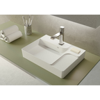 Creavit Ruby wastafel – opbouw – keramiek – met kraangat