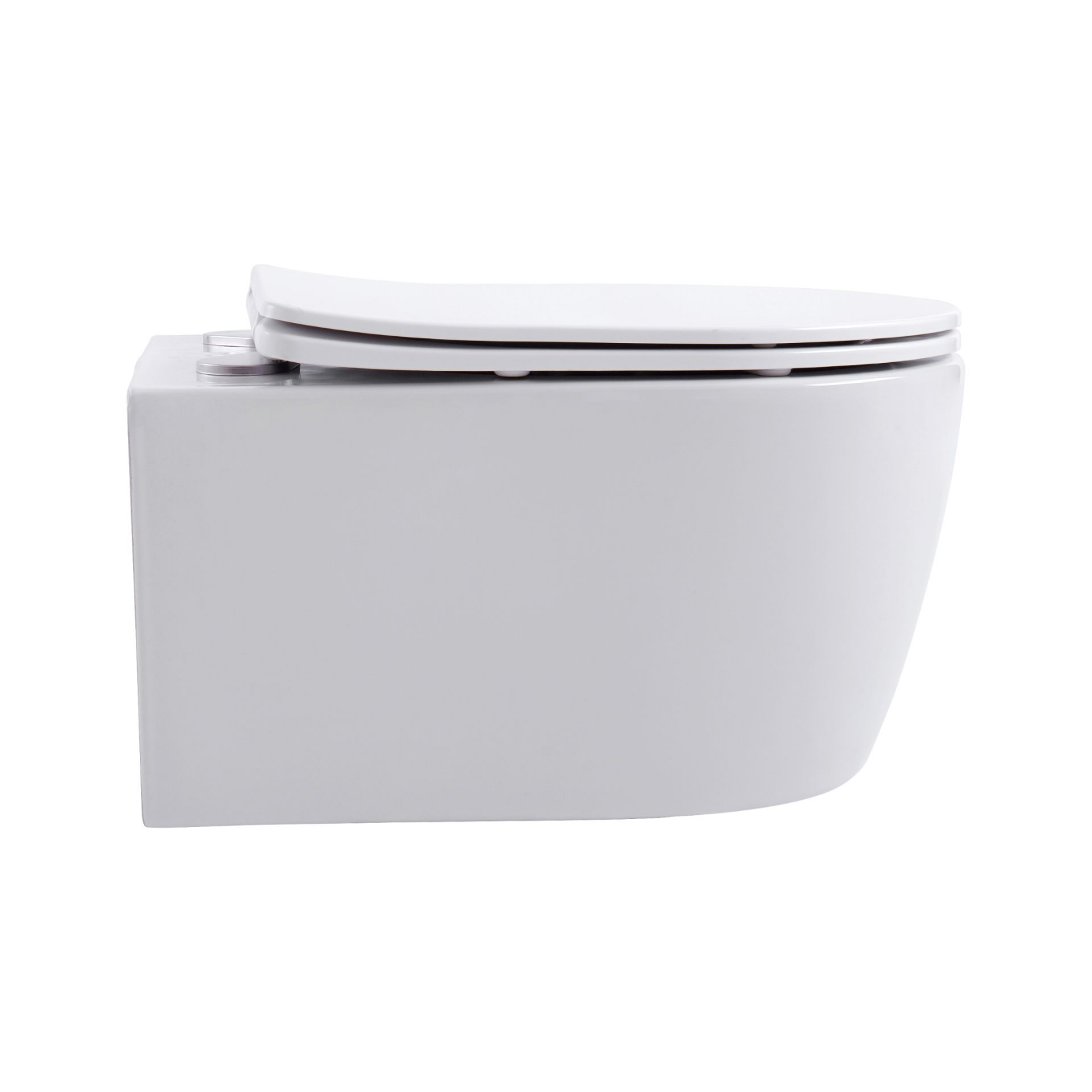 Aloni Pro hangtoilet / ophang WC – randloos – met zitting – compact 49 cm