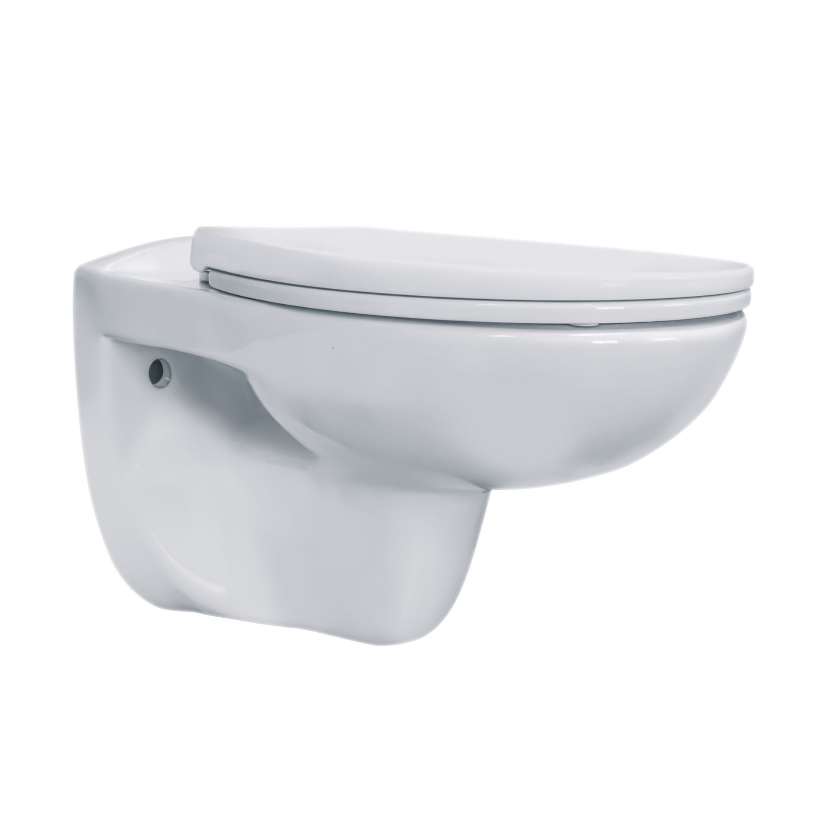 Aloni Pro hangtoilet / ophang WC – randloos – met zitting – thermoplast (PP) Secundaire afbeelding