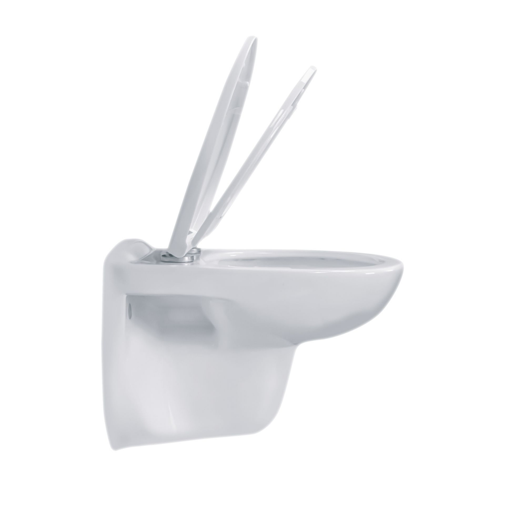 Aloni Pro hangtoilet / ophang WC – randloos – met zitting – thermoplast (PP)