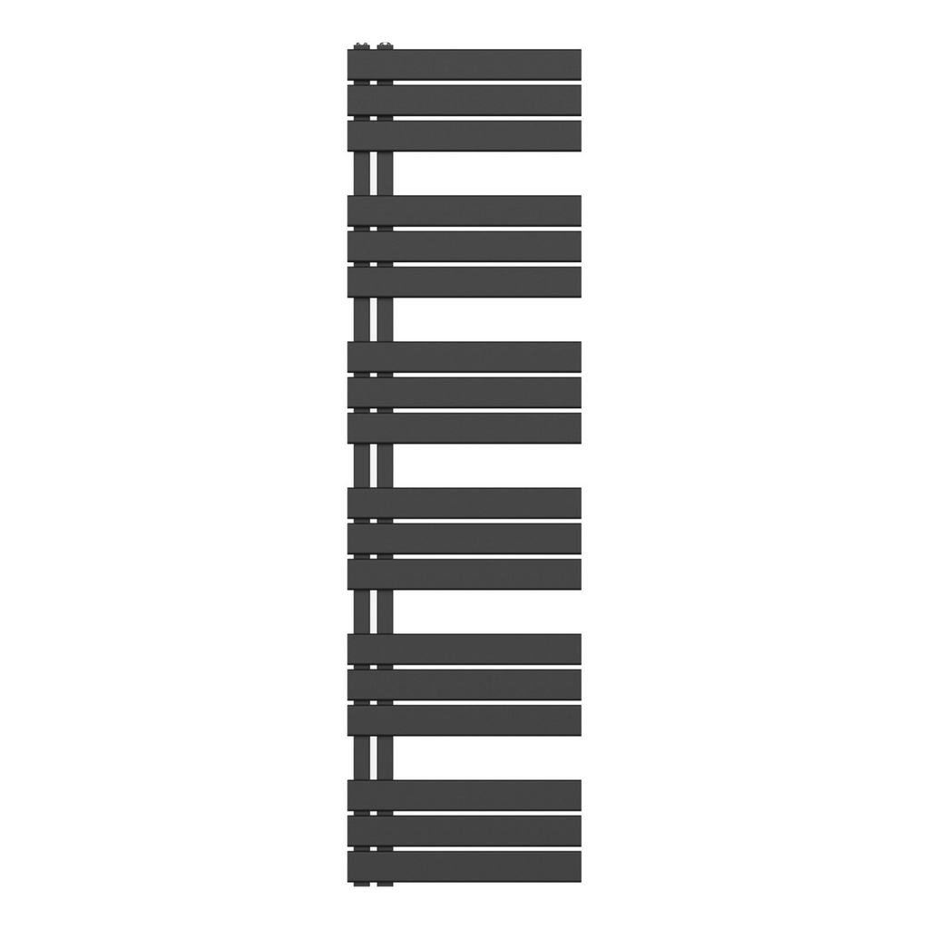 BELRAD Badkamer Radiator Mat Zwart – Linkeraansluiting/Combi