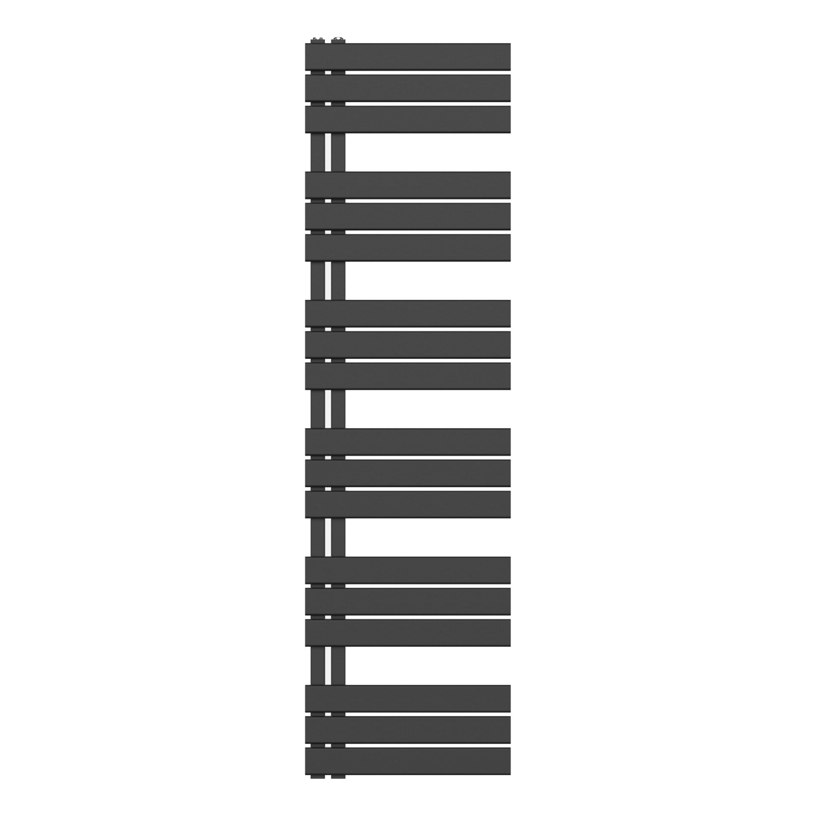 BELRAD Badkamer Radiator Mat Zwart – Linkeraansluiting/Combi