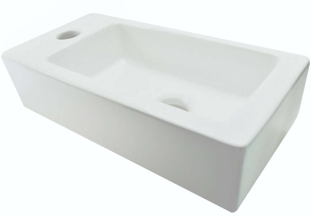 Mini-Rhea Fontein Wiesbaden Links 36X18X9 Cm in Mat Wit Secundaire afbeelding