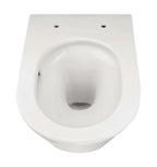 Vesta Tornado flush wandcloset rimless met nano coating met Shade slim toiletzitting softclose en quick release glans wit