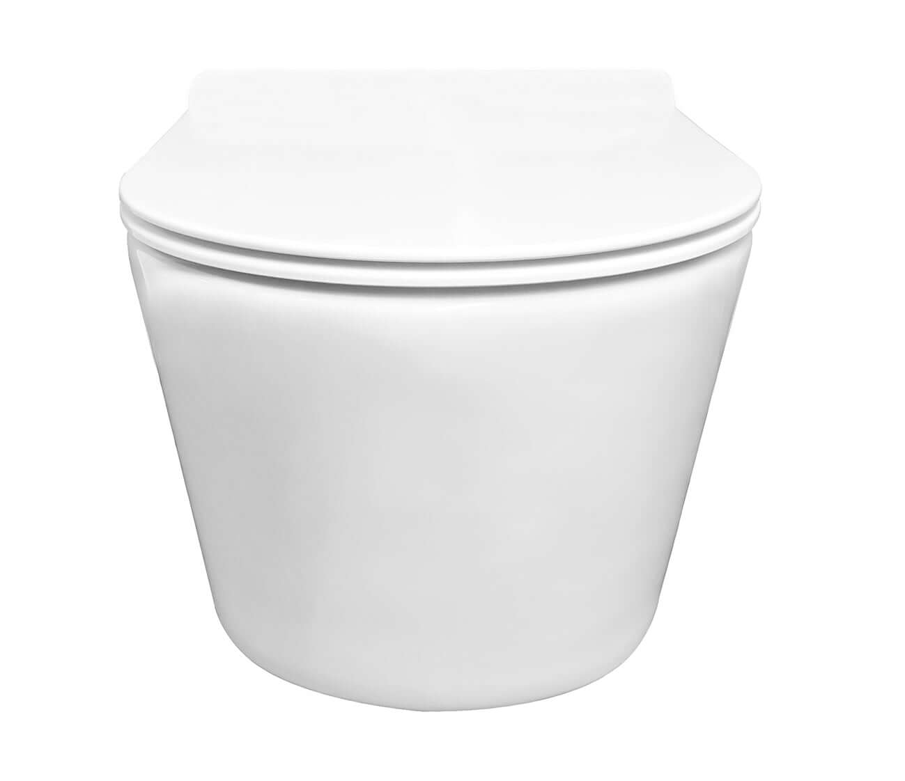 Sity wandcloset rimless met toiletzitting softclose en quick release glans wit Secundaire afbeelding