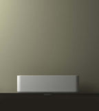 Link Design Wastafel van Wiesbaden, rechthoekig, keramisch, wit 35x50x14,5 cm, esthetisch ontwerp.