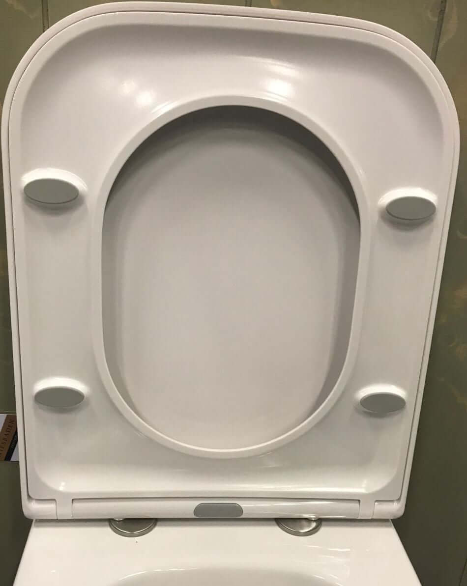 Sky wandcloset verkort met Sky toiletzitting softclose en quick release glans wit Secundaire afbeelding