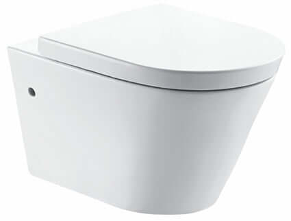 Flow Hangtoilet Wiesbaden Randloos Diepspoeling met eenvoudige reiniging en zitting in modern design. Hoofdafbeelding