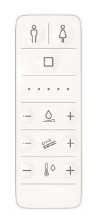 Vesta-ECO rimless wand douche-wc wit