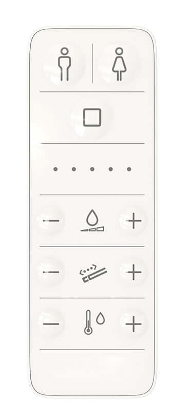Vesta-ECO rimless wand douche-wc wit
