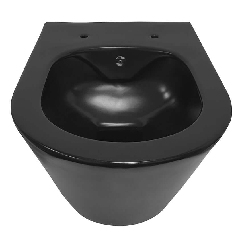 Stereo wandcloset rimless met bidet functie mat zwart Secundaire afbeelding